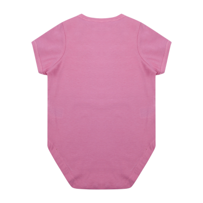 Short-sleeved organic cotton baby grow